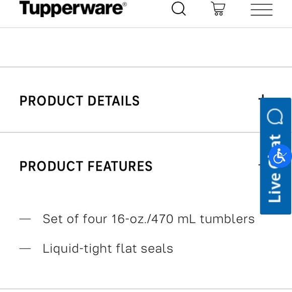 Tupperware Fanciful Floral Tumblers - Picture 4 of 6